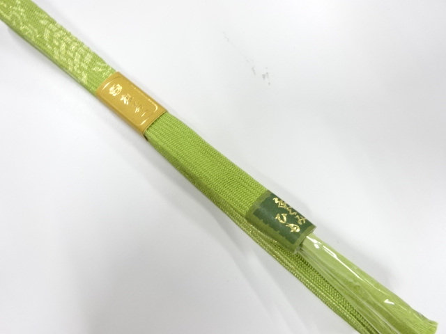 未使用品　正絹　手組帯締め